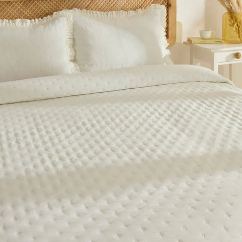 طقم كوبيرطة زوجية فيونا 230x240cm مع 2 قطع مخدة اكرو