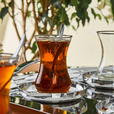 طقم شاي متكامل تيميليس 40 قطعة فضي