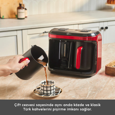 ماكينة قهوة عربية ثنائية