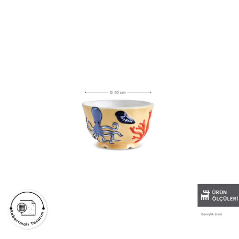 طبق غارق اتلانتس 10 سم