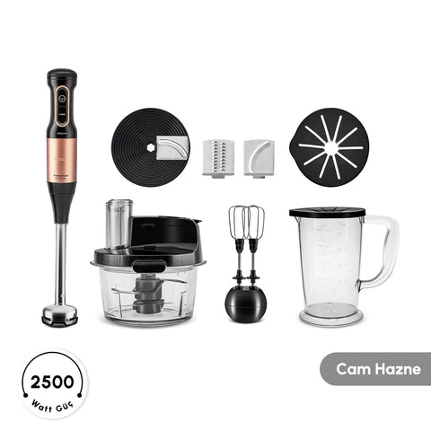 ست البيت برو ستيل 2500 وات 4*1 اسود نحاسي