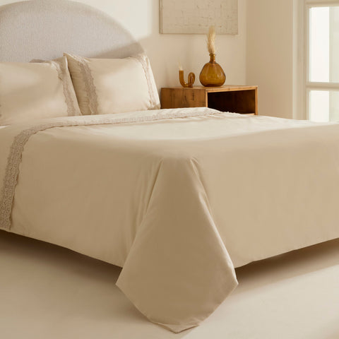 طقم كفر فردي نوفيا 3 قطع بيج